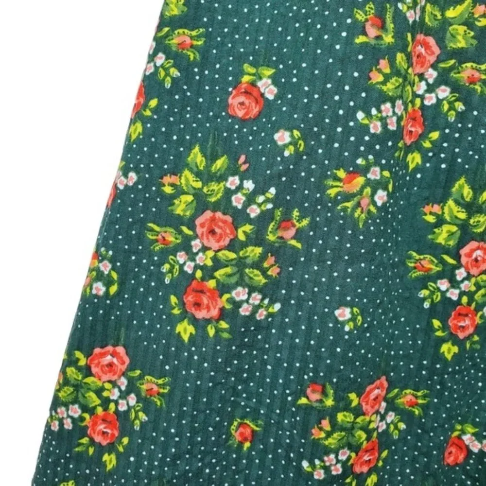 Urban Outfitters Womens Laura Ashley Maisy Puff Sleeve Floral Mini Dress Size S